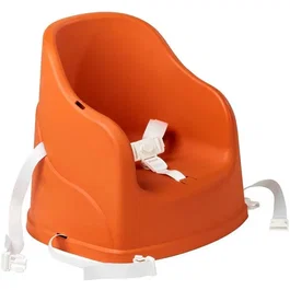 Thermobaby Rehausseur TUDI pour Enfant de 6 à 36 mois (jusqu'à 15 kg) - Ultra Léger et Transportable - Coussin inclinable - Couleur Terracotta