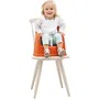 Thermobaby Rehausseur TUDI pour Enfant de 6 à 36 mois (jusqu'à 15 kg) - Ultra Léger et Transportable - Coussin inclinable - Couleur Terracotta