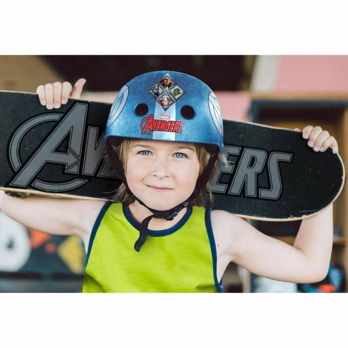 Stamp Casque Skate Avengers Noir Taille 54-60 cm
