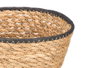 GIFTDECOR Cesto redondo 20cm Negro-Natural
