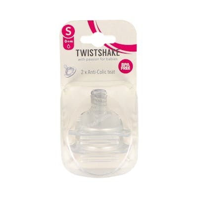 TWISTSHAKE Tétine Anti-Colique Petite +0M TWISTSHAKE Tétine Anti-Colique Petite +0M