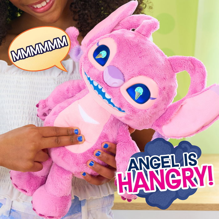 Just Play Peluche Disney Lilo & Stitch Angel Many Moods 34cm Yeux LCD 50+ Sons Multilingue Just Play Peluche Disney Lilo & Stitch Angel Many Moods 34cm Yeux LCD 50+ Sons Multilingue