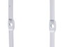 GIFTDECOR Set de 2 cintres à anneaux blanc (Lot de 6)