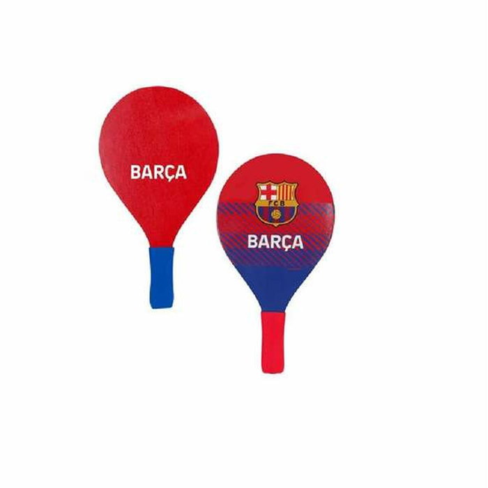 F.C. Barcelona Raquettes de Plage en Bois F.C. Barcelona Raquettes de Plage en Bois