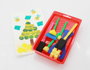 Innspiro Kit de peinture pour enfants avec rouleaux, pinceaux et formes en mousse