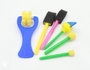 Innspiro Kit de peinture pour enfants avec rouleaux, pinceaux et formes en mousse