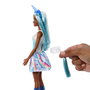 Mattel - Poupée Barbie Licorne avec Cheveux de Fantaisie, Corselet à Dégradés, Jupe Imprimée et Accessoires - Référence Hrr14 - Pour Enfants de 3 Ans et Plus