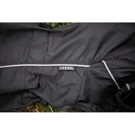 Kerbl Manteau de pluie imperméable et coupe-vent pour chien Manchester, taille M (40 cm), noir - Réf. Manchester