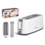ARGON Grille-pain double long blanc mat 1400W