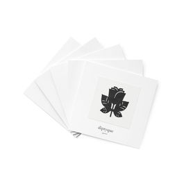Diptyque Patch de Parfum Eau Rose - Autocollants corporels parfumés floraux pour la peau, Noir, Lot de 5 pièces