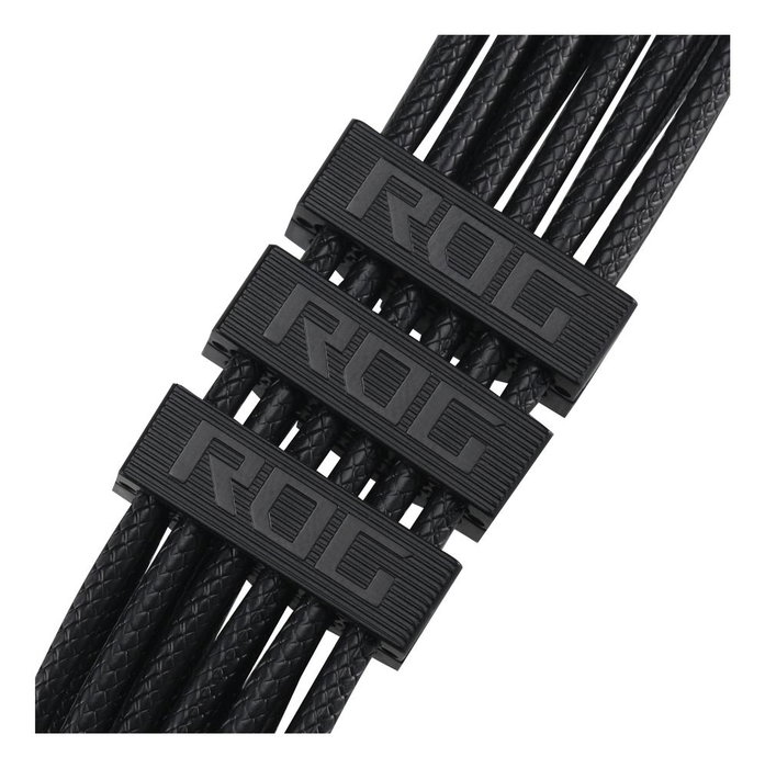 ASUS ROG-EQUALIZER Câble PCI Express 4.0 16 Pins - 0,75 m - Connecteurs PCI-E x16 Gen 4.0 - Contacts Dorés - Noir