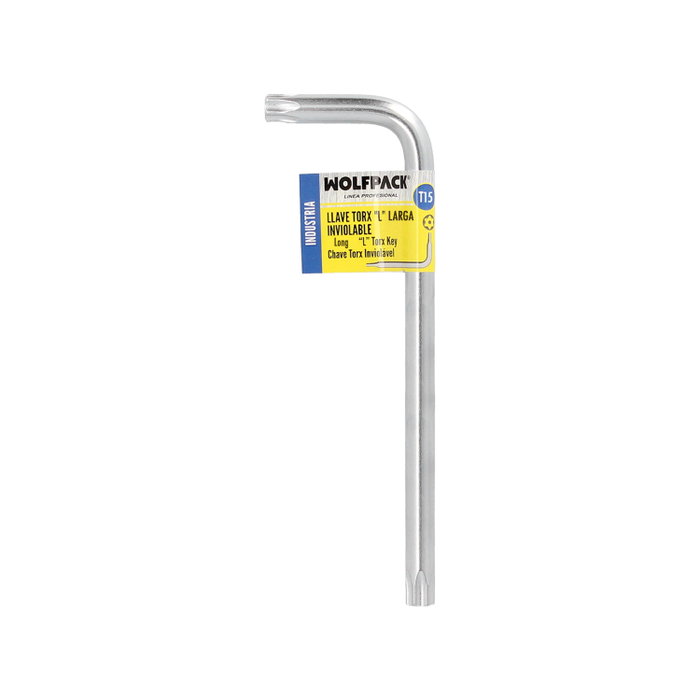 WOLFPACK LINEA PROFESIONAL Clé Torx Inviolable Larga T15