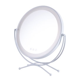 SUN Miroir de maquillage éclairé LED 4200K 48x43cm Blanc