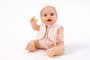 Berjuan 6010-26 Poupée Baby Susu Fille Vichy Rose 38 cm - Espagnol