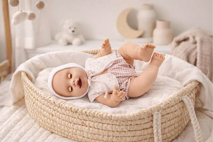 Berjuan 6010-26 Poupée Baby Susu Fille Vichy Rose 38 cm - Espagnol Berjuan 6010-26 Poupée Baby Susu Fille Vichy Rose 38 cm - Espagnol
