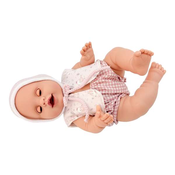Berjuan 6010-26 Poupée Baby Susu Fille Vichy Rose 38 cm - Espagnol Berjuan 6010-26 Poupée Baby Susu Fille Vichy Rose 38 cm - Espagnol