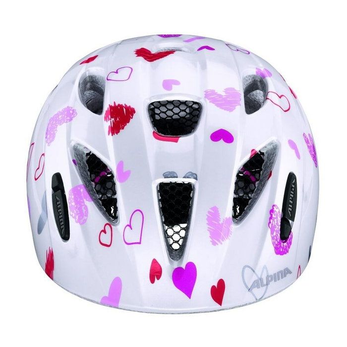 Alpina Casque de Cyclisme pour Adultes Blanc Imprimé