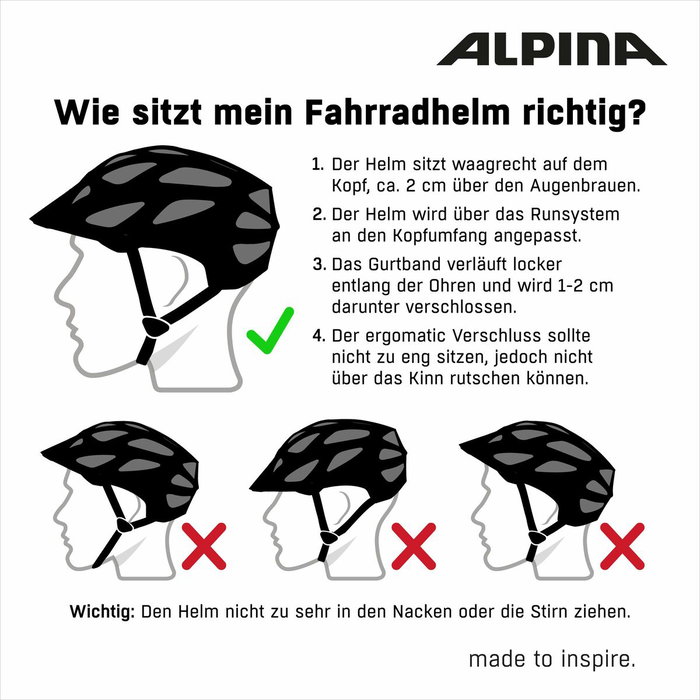 Alpina Casque de Cyclisme pour Adultes Blanc Imprimé