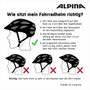 Alpina Casque de Cyclisme pour Adultes Blanc Imprimé