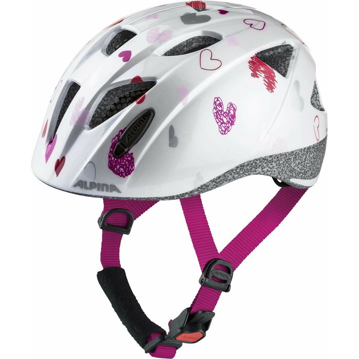 Alpina Casque de Cyclisme pour Adultes Blanc Imprimé