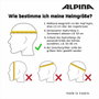 Alpina Casque de Cyclisme pour Adultes Blanc Imprimé