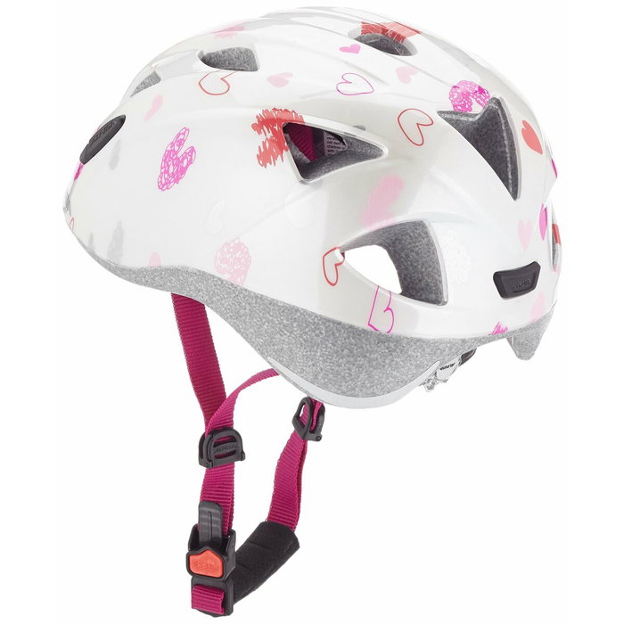 Alpina Casque de Cyclisme pour Adultes Blanc Imprimé