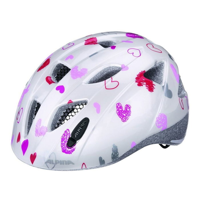 Alpina Casque de Cyclisme pour Adultes Blanc Imprimé
