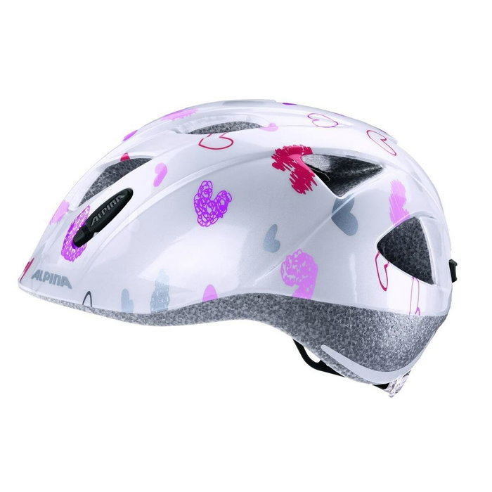 Alpina Casque de Cyclisme pour Adultes Blanc Imprimé
