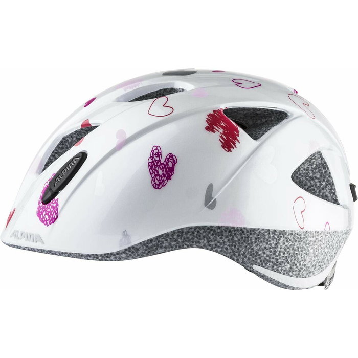 Alpina Casque de Cyclisme pour Adultes Blanc Imprimé