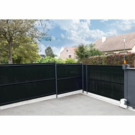 Nature Kit lamelles brise-vue Noir pour panneau de clôture rigide, 1,025 x 2,50 m
