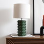 Home Deco Factory Lampe de table en céramique verte
