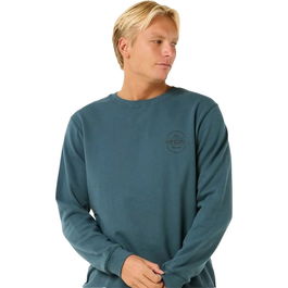 Sweat sans capuche homme Rip Curl Stapler Crew Bleu