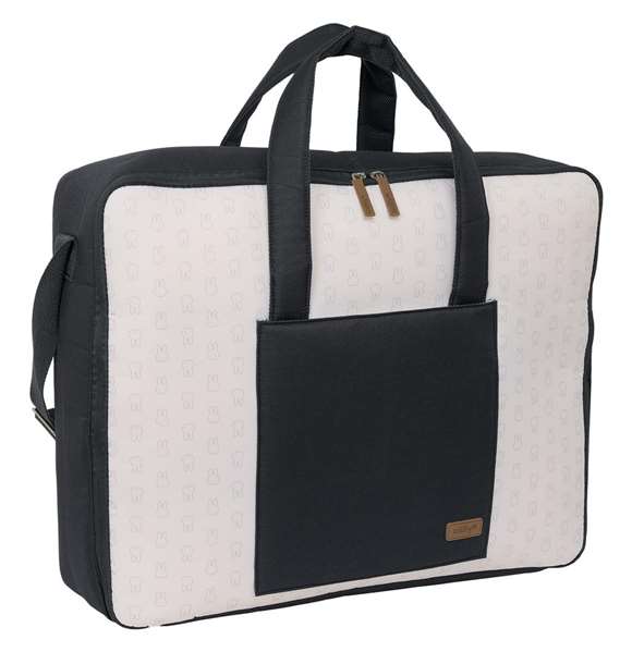 Safta Maleta maternal imperméable Miffy Mum "Moon" - Sac à langer pour bébé, 50 x 40 x 14 cm, recommandé dès 3 ans