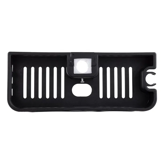 Ensemble de Douche Monocommande Noir avec Flexible, Barre et Pommeau - Laiton/Zinc, ABS, Acier Inoxydable - QLI-FA-3019