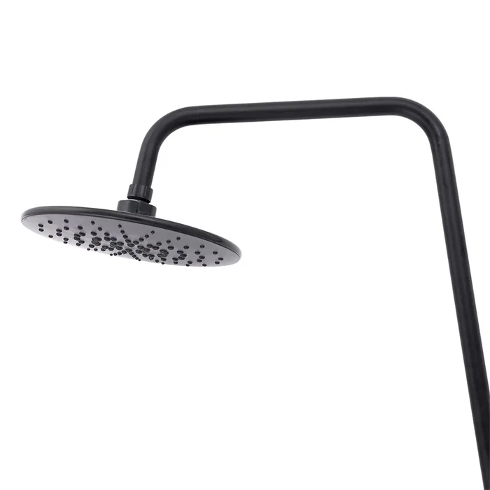 Ensemble de douche monocommande Noir en Laiton/Zinc/Inox/ABS