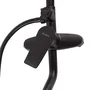 Ensemble de Douche Monocommande Noir avec Flexible, Barre et Pommeau - Laiton/Zinc, ABS, Acier Inoxydable - QLI-FA-3019