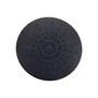 Ensemble de Douche Monocommande Noir avec Flexible, Barre et Pommeau - Laiton/Zinc, ABS, Acier Inoxydable - QLI-FA-3019