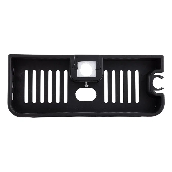 Ensemble de Douche Monocommande Noir avec Flexible, Barre et Pommeau - Laiton/Zinc, ABS, Acier Inoxydable - QLI-FA-3019