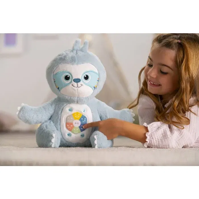 Gipsy Toys Siméon Mon Conteur d'Emotions - Peluche interactive musicale pour enfant 10 mois-7 ans - 28 cm - Grand Prix du Jouet 2023