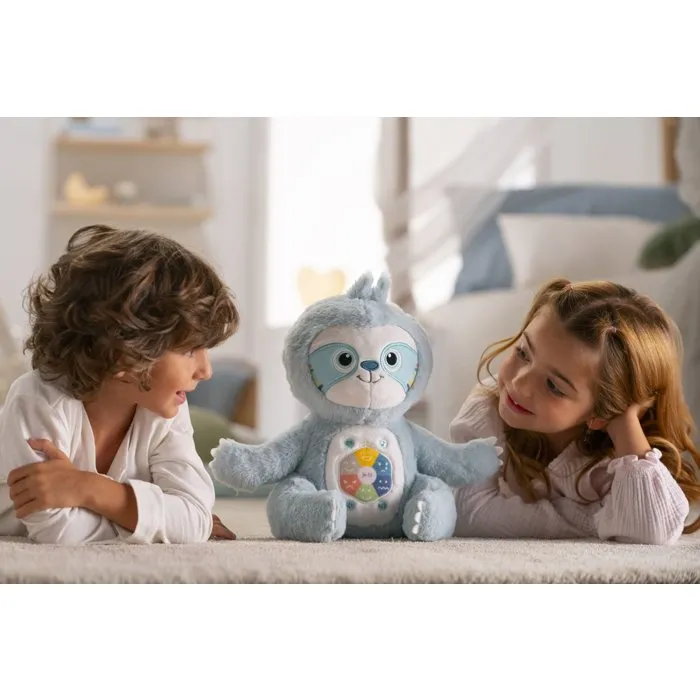 Gipsy Toys Siméon Mon Conteur d'Emotions - Peluche interactive musicale pour enfant 10 mois-7 ans - 28 cm - Grand Prix du Jouet 2023