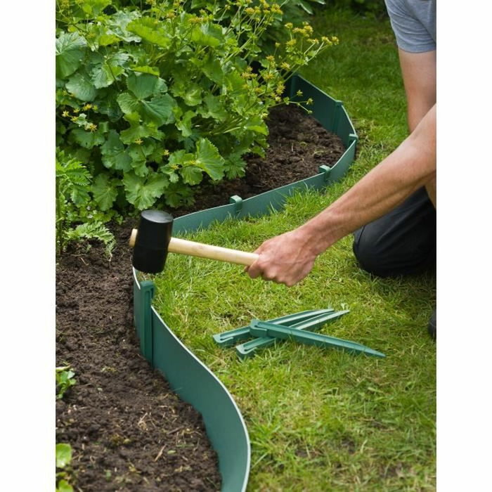 Nature Ancres pour bordure en polyéthylène recyclé - Vert