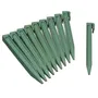 Nature Ancres pour bordure de jardin en polyéthylène recyclé - Lot de 10 piquets - Dimensions H26,7 x 1,9 x 1,8 cm - Vert