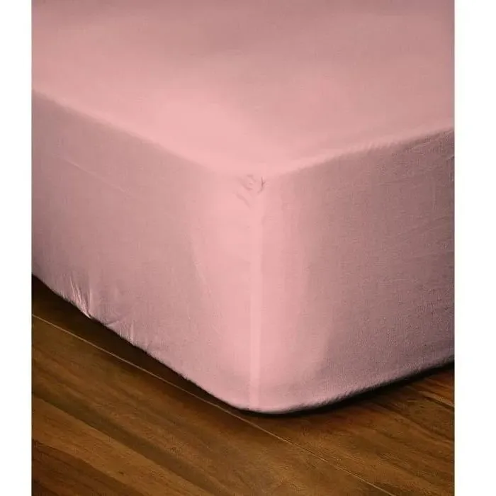 Lovely Home - Drap-housse - LH71623 - 180x200+35 cm - Rose poudré - 100% Coton Lovely Home - Drap-housse - LH71623 - 180x200+35 cm - Rose poudré - 100% Coton