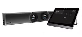 Yealink MeetingBar A30 Kit vidéoconférence Tout-en-un avec double caméra, 8 micros MEMS et IA pour salles moyennes - A30-020