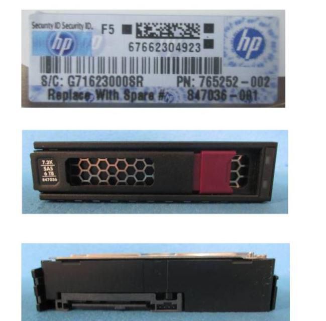 HP Disque dur 6 To 3,5 pouces 12G SAS 7,2K rpm LFF LP MDL 512e
