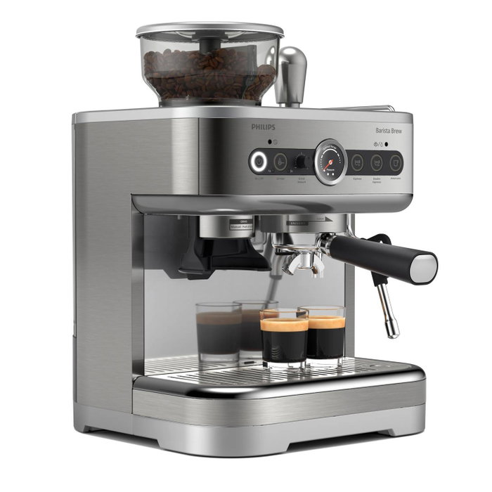 Philips PSA3228/01 Machine à espresso avec Portafilter Barista Brew, grise Philips PSA3228/01 Machine à espresso avec Portafilter Barista Brew, grise