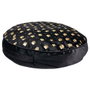 The Concept Factory Coussin pour Animaux Noir et Doré