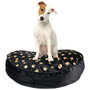 The Concept Factory Coussin pour Animaux Noir et Doré