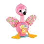VTech - Flamingo Rigolo - Jouet d'éveil interactif flamant rose pour bébé 9-36 mois - Sons, mélodies, lumières, ventouse et textures - En français