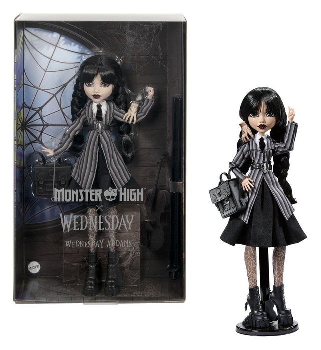 Monster High x Wednesday Poupée Wednesday Addams